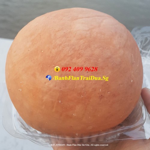Bánh Flan Rau Câu Trái Dừa vị Sầu Riêng