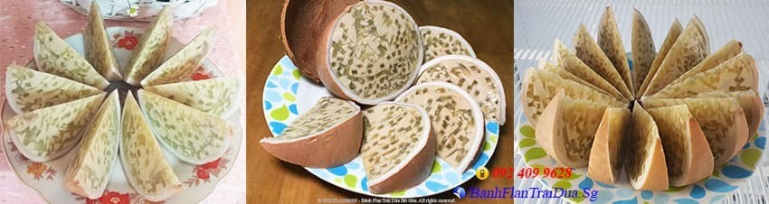 Món Tráng Miệng Tiệc Cưới – Flan Trái Dừa Rau Câu Sang Trọng, Giá Sỉ