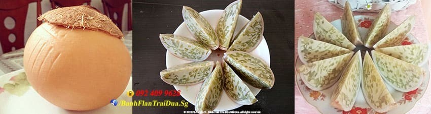 Bánh Flan Trái Dừa Sầu Riêng Ngon TP.HCM | Giao Nhanh