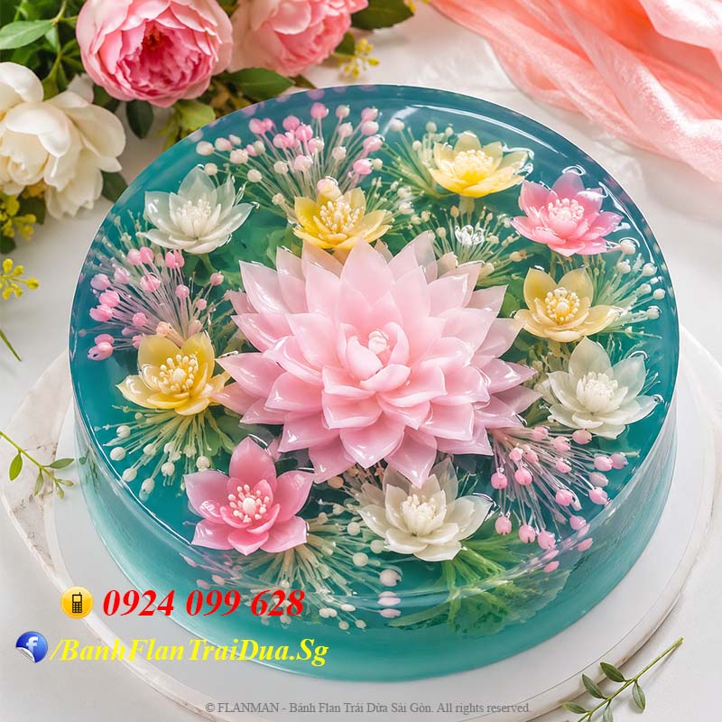 Bánh Rau Câu Sinh Nhật - Món quà sinh nhật thanh mát, thiết kế độc đáo