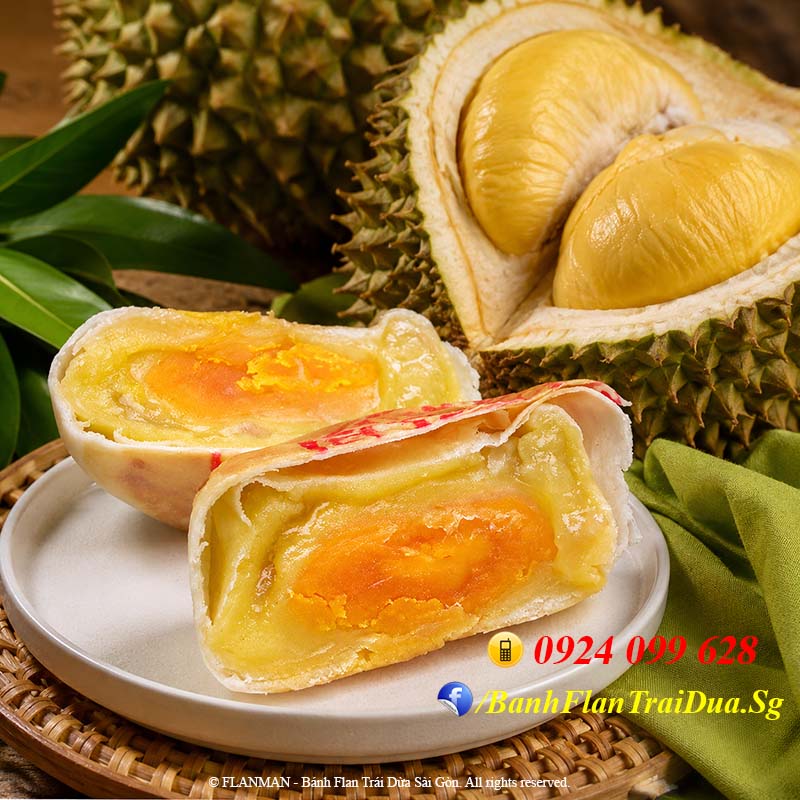 Bánh Pía sầu riêng trứng muối Sóc Trăng - Đặc sản làm quà biếu sang trọng
