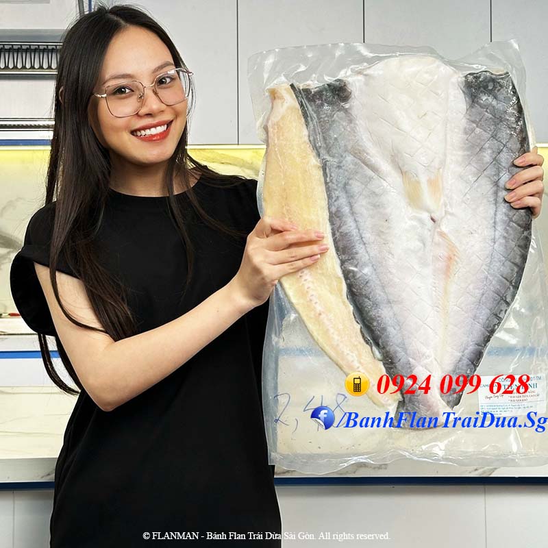 Khô cá dứa một nắng Cần Giờ chính gốc thịt dày ít xương - Đặc sản Sài Gòn làm quà