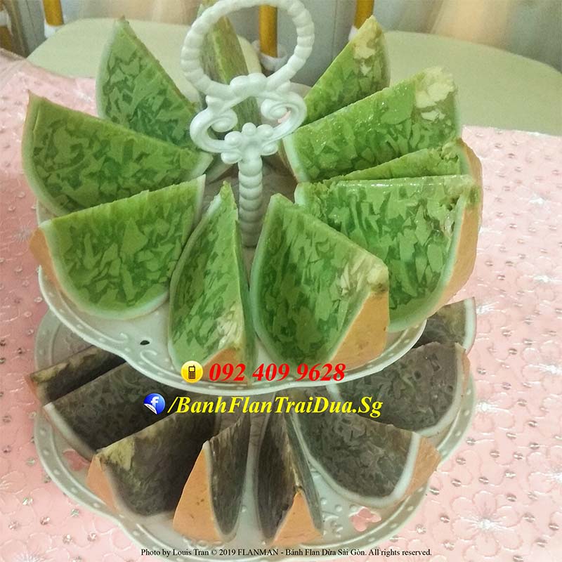 Rau Câu Bánh Flan & Thạch Dừa - Món tráng miệng thanh mát, ngọt dịu thơm béo